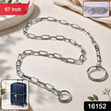 Heavy Duty Steel Luggage Lock Chain – 67 Inch Anti-Theft Travel Security