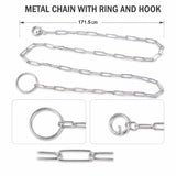 Heavy Duty Dog Chain Leash – Durable 67-inch Pet Tether for Control