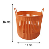 Plastic Round Storage Basket – Durable and Portable Organizer