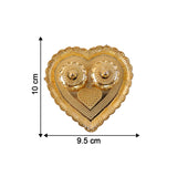 Heart Shaped Kumkum Holder – Elegant Puja Decor for Daily & Festive Rituals