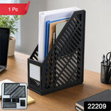 Plastic Vertical File Holder Stand – Keeps Desk Organized and Clutter-Free