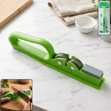 Handheld Knife Sharpener with Grip Handle, Manual Blade Sharpening Tool, knife sharpner