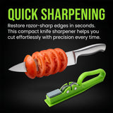 Handheld Knife Sharpener with Grip Handle, Manual Blade Sharpening Tool, knife sharpner