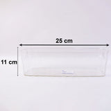 Plastic Fridge Organizer Basket – Clear Storage Solution for Kitchen