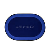 Bathroom Floor Mat – Fast Absorbing & Slip-Resistant Oval Design