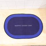 Bathroom Floor Mat – Fast Absorbing & Slip-Resistant Oval Design
