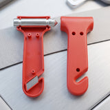 2 in 1 Car Safety Hammer Emergency Window Breaker and Seatbelt Cutter