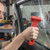 2 in 1 Car Safety Hammer Emergency Window Breaker and Seatbelt Cutter