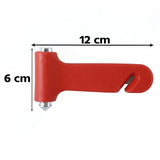 2 in 1 Car Safety Hammer Emergency Window Breaker and Seatbelt Cutter