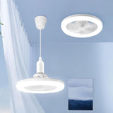 Remote Control Ceiling Fan with Light, E27 Socket LED Lamp Fan for Home