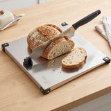 Stainless Steel 2 in 1 Cut and Chop Board with Knife and Sharpener...