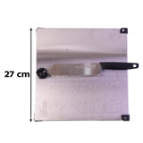 Stainless Steel 2 in 1 Cut and Chop Board with Knife and Sharpener...