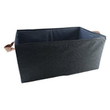 Foldable Cloth Storage Basket with Handle, Collapsible Clothes Organizer (47x28 Cm)