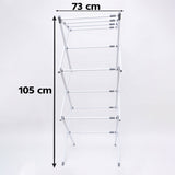 3 Tier Folding Clothes Drying Rack Laundry Cloth Dryer Stand for Ba...