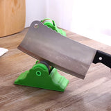 Compact Knife Sharpener with Adhesive Base, Manual Roller Blade Sharpener, knife sharpner