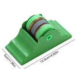Compact Knife Sharpener with Adhesive Base, Manual Roller Blade Sharpener, knife sharpner