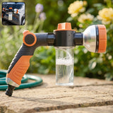 Adjustable Hose Spray Nozzle – Multi-Pattern Water Gun for Car & Garden