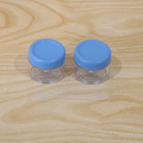 Plastic Cosmetic Jar Set – Refillable Travel Containers for Creams