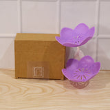 Flower Shape Double Layer Soap Dish – Wall Mount, Self Draining