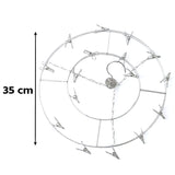 Stainless Steel Round Multi Clip Drying Hanger for Socks and Underwear