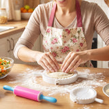 Dumpling Maker Mould Set with Mini Rolling Pin for Momo and Gujiya