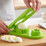 2 in 1 Egg Slicer and Wedger Stainless Steel Wire Boiled Egg Cutter
