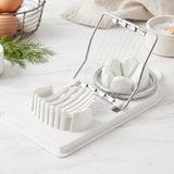 2 in 1 Stainless Steel Egg Cutter Slicer and Wedger for Boiled Eggs
