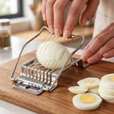 Stainless Steel Egg Slicer – Neat, Even Slices Every Time