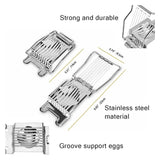 Stainless Steel Egg Slicer – Neat, Even Slices Every Time