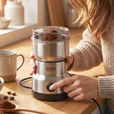 Mini Electric Grinder 150W Stainless Steel for Coffee Spice and Mas...