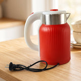 Electric Kettle 2 Litre 1500W Red for Tea Coffee Milk and Hot Water