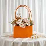 Foldable Flower Packaging Bag – Waterproof & Elegant Handle