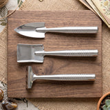 Stainless Steel 3 in 1 Garden Hand Tool Set Spade Rake and Fork (3 Pc Set)
