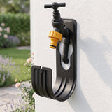 Plastic Garden Hose Holder, Wall Mounted Hose Hanger for Pipe Storage