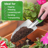 Garden Hand Trowel Stainless Steel Digging Tool Ergonomic Non Slip Handle