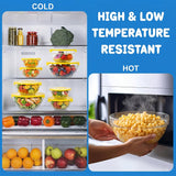 Glass Bowl Set with Lids – Versatile Kitchen Storage & Serving