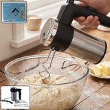Electric Hand Mixer 500W with Beaters Dough Hooks for Cake and Baking