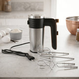 Electric Hand Mixer 500W with Beaters Dough Hooks for Cake and Baking