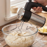 Electric Hand Mixer 500W with Beaters Dough Hooks for Cake and Baking