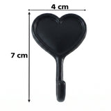 Heavy Duty Self Adhesive Wall Hook Heart Shape Key and Scarf Hanger