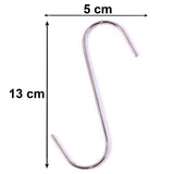 Heavy Duty S-Shaped Hanging Hook – Strong Metal, Multipurpose Use