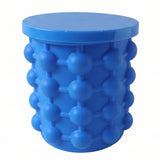 Silicone Ice Cube Maker Cup Squeeze to Pop Mould with Lid Space Sav...