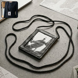 Leather Neck Wallet – Convenient ID & Card Holder with Lanyard
