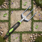 Garden Hand Fork 3 Tine Stainless Steel Digging Tool Ergonomic Handle