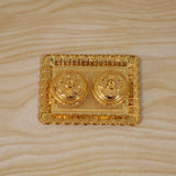 Kumkum Holder – Elegant Golden Floral Pooja Accessories