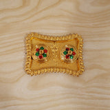 Kumkum Holder – Elegant Meenakari Floral Design for Pooja
