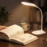 LED Desk Table Lamp Flexible Touch Dimmer Eye Care Reading Study Li...