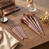 Professional Makeup Brush Set – Complete 13-Piece Collection with Pouch