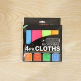Microfibre Cleaning Cloth Set 30x30 cm for Home Kitchen and Glass (4 Pc Set)