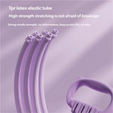 Multifunctional Chest Expander Puller 3 Tube Resistance Band for Home Gym